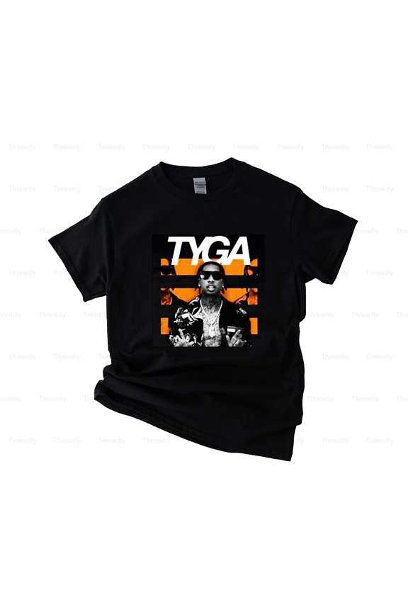 Tyga Rapper Hip Hop Music Artist Fan Portrait City Last Kings Graphic T-Shirt, SW, Hoodie, for Unisex, up to size 5XL.