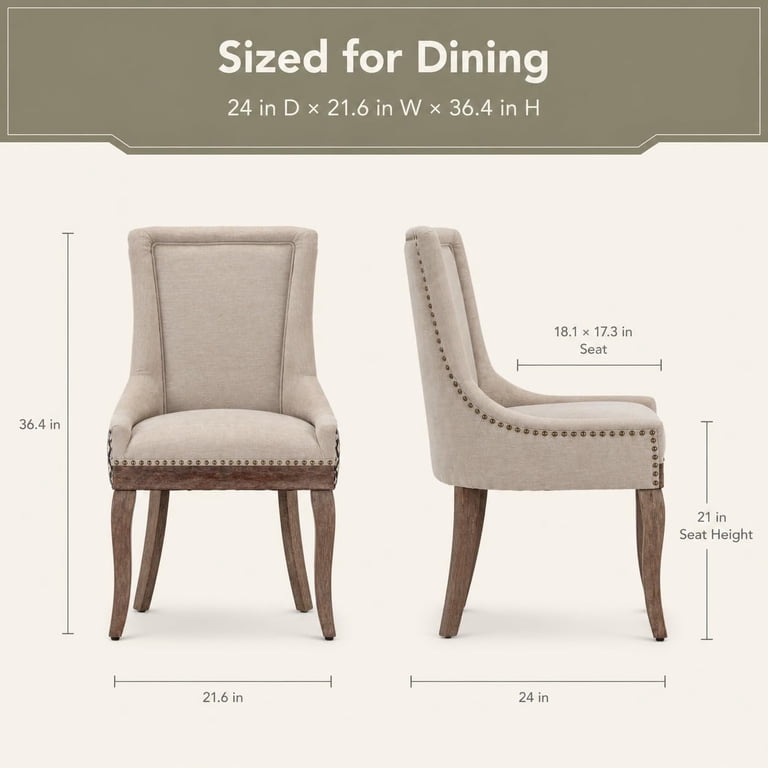 ODUSE-DAILY Leopard Dining Chairs, Set of 2 photo 2