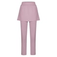 thumbnail image 6 of felwors Skirted Leggings for Women Tennis Golf Skorts Capris Gym Yoga Athletic Skirt with Leggings Stretchy Running Clothing Pink for Size L, 6 of 8