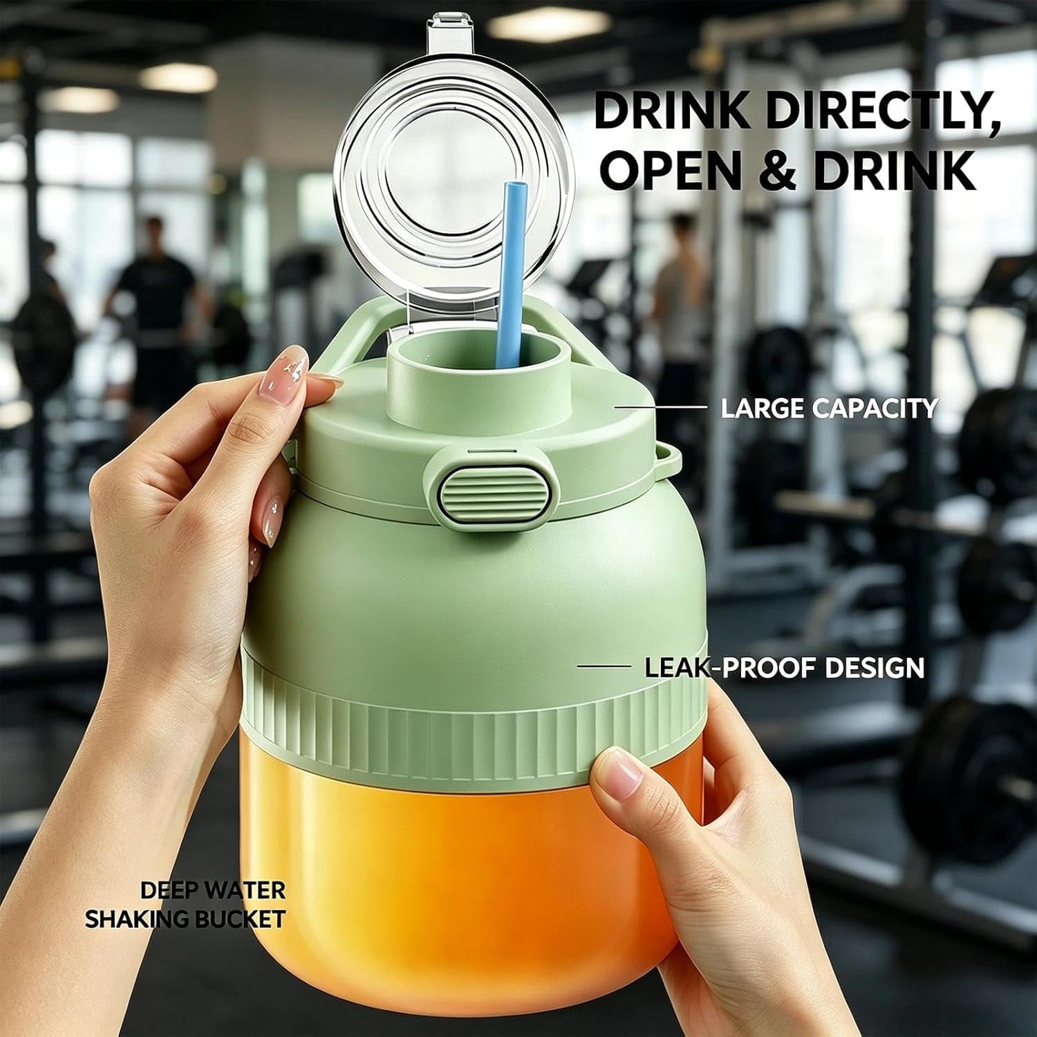 Rechargeable Portable Blender 500ml 10 Blade Juicer for Shakes