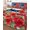Blue, Red, Green, variant on Quilts Queen Size Bedding Set, American Flag Reversible Summer Quilt 3 Pieces, Independence Day USA Floral Leaves Red Blue Lightweight Bedspreads Coverlets with 2 Pillow Shams for All Seasons