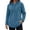 Blue, variant on Women's Hooded Sweater Furry Pullover Long Sleeve Tops with Drawstring,Warm Windproof Fall Daily Casual Comfy Wear,Beige,S