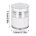 thumbnail image 4 of Airless Pump Jar Container for Cream, Pump Moisturizer Container, Empty Cream Subpackage Jar Vacuum Bottle Dispenser for Skincare Makeup Lotion, 4 of 6