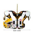 thumbnail image 4 of Christmas Decorations Outdoor Hangs DIY American Football Shoulder Pads And For Christmas Tree Decoration Car Rearview Pendant Crafts Collection Household pendant, 4 of 7
