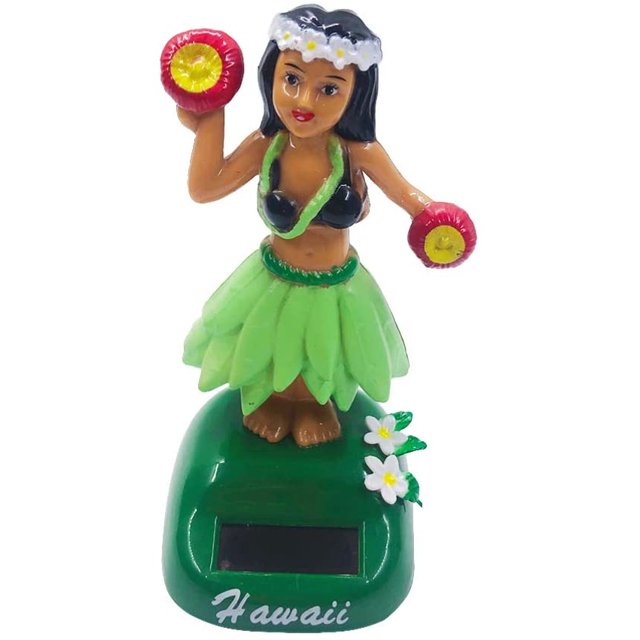 Solar Powered Doll Hula Dancer Bobble Hawaiian Doll Bikini Beach Girl
