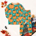 thumbnail image 7 of Gerichy Halloween Pajamas Kids Pjs Set Toddler Baby Girl Cotton Long Sleeve Crewneck Tops Matching Sleepwear 2T-9T, 7 of 7
