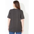 thumbnail image 2 of Catherines Women's Plus Size Petite Suprema Embroidered Scoopneck Tee, 2 of 3