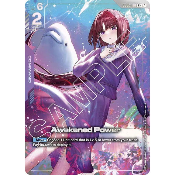 Gundam Dual Impact Rare Awakened Power GD02-110