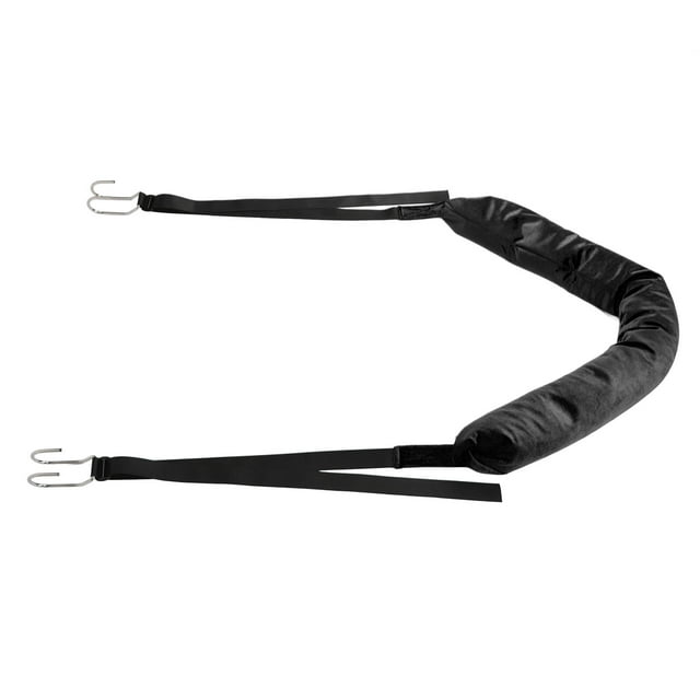 Back Stretcher, Cotton Material Lumbar Traction Belt For Travelling Black