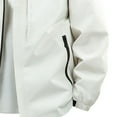 thumbnail image 4 of GuangCheng Mens Waterproof Hooded Jackets,Lightweight,Windbreaker,Casual Outdoor Jackets,White,3XL, 4 of 4