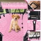thumbnail image 5 of [ Cubierta para Asiento de Auto para Perros NECKORY Impermeable para Asiento Trasero Rosa/Gris ], 5 of 7