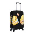 thumbnail image 6 of Salouo Bee Happy Sunflower Gnomes Pattern Travel Dust-proof Suitcase Cover, Softside Suitcase Protector Luggage Cover Protector for 18-32inch ,Not Included Suitcase, 6 of 8