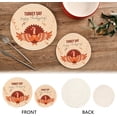 thumbnail image 3 of SKYSONIC Thanksgiving Turkey Unique Pot Holders Trivets, 2 Pcs Heat Resistant Trivets, Cotton Thread Weave Mats for Hot Pads Pans Pot Bowl Teapot for Kitchen Decor, 3 of 7