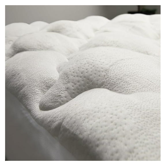 Twin XL Size Rayon from Bamboo Mattress Topper – Thick, Plush, and Cooling Mattress Pad, Machine Washable Mattress Topper for Twin XL Bed