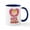 White/Navy Inside, variant on CafePress - Sally 100% Adorable Ceramic Mug - 11 oz Ceramic Mug - Novelty Coffee Tea Cup