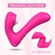 thumbnail image 4 of Bragas vibratorias Vibrador de bragas portátil Juguete sexual para mujeres con control remoto inalámbrico, 9 modos de vibración + 9 modos de succión Estimulación Carga magnética Control remoto Imperme, 4 of 6