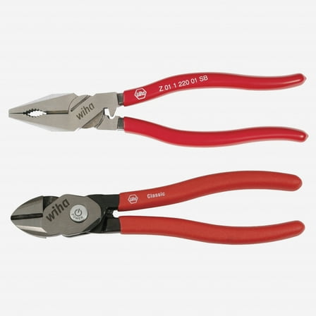 Wiha 32640 SoftGrip Pliers 2 for 1 Lineman's   BiCut
