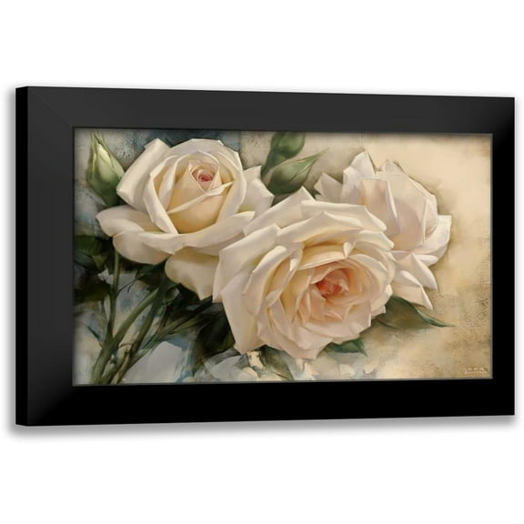 Levashov, Igor 14x11 Black Modern Framed Museum Art Print Titled - La Roseraie I