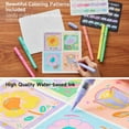 thumbnail image 4 of Shuttle Art Automatic Ink Control Acrylic Paint Markers, 24 Pastel Colors Brush Tip Acrylic Paint Pens for Rock Painting, Ceramic, Wood, Canvas, Glass, Stone, Fabric, Card Making, 4 of 9