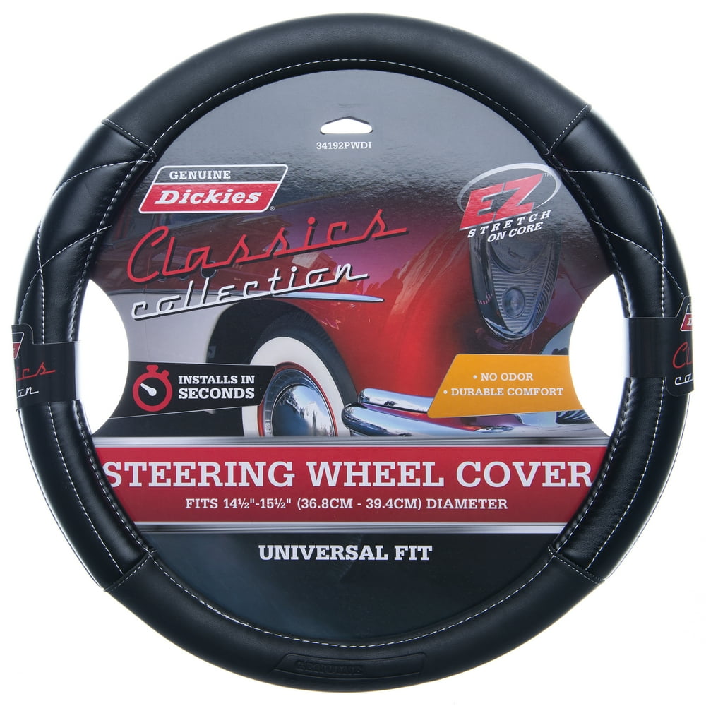 Genuine Dickies Classics Steering Wheel Cover Universal, Pinstripe