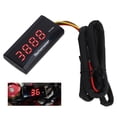 thumbnail image 3 of Tachometer Gauge, Tachometer Backlight Clear Display Ultra Thin LCD  for Modification Blue,Green,Red, 3 of 7