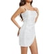 thumbnail image 4 of Falda de Lentejuelas de las Mujeres, Nuevo Vestido Casual de Color Sólido sin Espalda con Cuello en V para la Fiesta Y el Uso Diario, Moda Mini Brillante con Estiramiento, 4 of 7