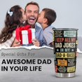 thumbnail image 3 of Funny Gift For Dad - Stainless Steel Tumbler 20oz - Dad Joke Gifts - Father Gift From Daughter, Son, Wife for Birthday, Fathers Day - Christmas Gifts For Men, Uncle, Brother, 3 of 6
