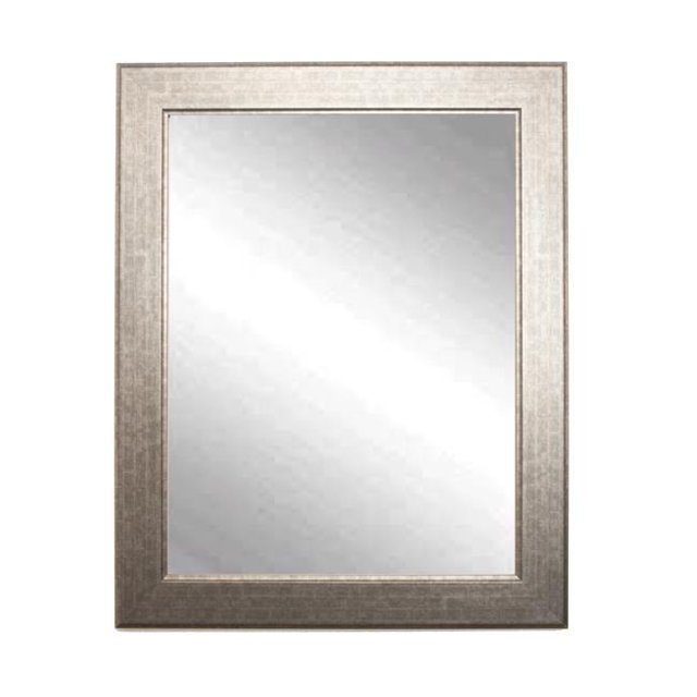 American Value Vanity Studio Argent Encadré Miroir Mural Vanité 32 x 38,5 Po. AV14LARGE
