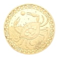 thumbnail image 2 of Regalo coleccionable de monedas conmemorativas chapadas en oro de 12 constelaciones (cáncer), 2 of 5