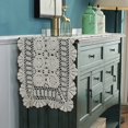 thumbnail image 5 of Jinsinto Coton Artisanat Nappes au Crochet Table Crochetée Topper Nappes Canapé Fait Main, 5 of 5