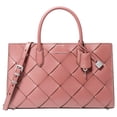 thumbnail image 1 of Bolso tipo cartera Michael Kors Scarlett Medium Plateado/Piel Rosa, 1 of 3