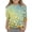 Multicolor, variant on Grblisyd Girls 3/4 Sleeve T Shirts Kids Cute Floral Print Tops Casual Loose Crewneck Graphic Tees 2-13Y