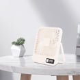 thumbnail image 1 of Ventilador de escritorio pequeño Macarena Ventilador de refrigeración portátil 5 velocidades Beige Macarena Ventilador de escritorio portátil, 1 of 8