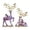 Purple, variant on yotijay 2 Pieces Deer Statues Animal Sculptures Table Centerpiece Tabletop Ornaments for