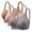 Beige/Pink/Gray, variant on WREESH 3 Pack No Underwire Bras Full Support Push Up Bras for Women Plus Size Comfort Wireless Everyday Bra Underwear Red