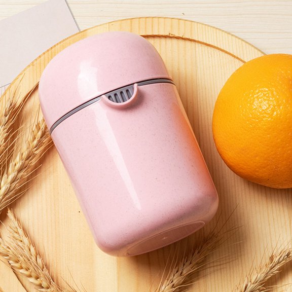 ETEREAUTY Handheld Orange Press Juicer with Wheat Straw Material for Home Use, 1 Piece Manual Citrus Juicer
