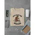 thumbnail image 3 of Go Mountains Bear On Bike T-Shirt Men -Image by Shutterstock, Male x-Large, 3 of 4