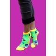 thumbnail image 2 of MinxNY Womens 6 Pair Pack "Live Laugh Love" Multi Color Anklet Socks, 2 of 2