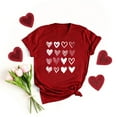 thumbnail image 2 of BLVB Valentines Day Shirts for Women Cute Love Heart Shirts Graphic Tee Tops Crewneck Short Sleeve Tshirt Valentines Gifts for Her, 2 of 6