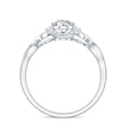 thumbnail image 2 of Lab Grown Diamond Designer Engagement Ring - 0.6 Carat - EF-VS Quality, 10K White Gold, US 3.00, 2 of 8