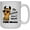 White Coffee Mug 15oz, variant on This Llama Doesn't Want Your Drama Mugs, Coffee Mug, Coffee Mug Handle 11 oz