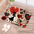thumbnail image 5 of Valentine's Day Non-Slip Polyester Door Rug Chair Mat Kitchen Rugs, Machine Washable, 5 of 6