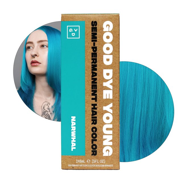 Tinte para el cabello Good Dye Young Semipermanente Narval Blue 150 ml