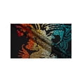 thumbnail image 4 of HZCX FASHION Mens Cool Design Shiny Rhinestone Graphic Tshirts Short Sleeve Animal Skull Crewneck Tees Soft Cotton Tops(Lion White,M), 4 of 5