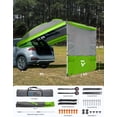 thumbnail image 3 of JOYTUTUS Versatile Vehicle Awning with 3 Removable Sides,UV50+ and Waterproof, SUV Camping Sunshade with Storage Pockets(Gray Green,11.5FT * 7.9FT), 3 of 7