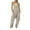 Gray, variant on FAVIPT Women's Loose Casual V Neck Sleeveless Jumpsuits Adjustable Spaghetti Straps Harem Long Pants Overalls with Pockets