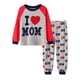 thumbnail image 1 of Conjuntos de pijamas para bebés, ropa de dormir de 2T-7T con animales para niños y niñas, ropa de dormir de Navidad para el hogar, pijama de I Love Mom Dad H127, 1 of 2