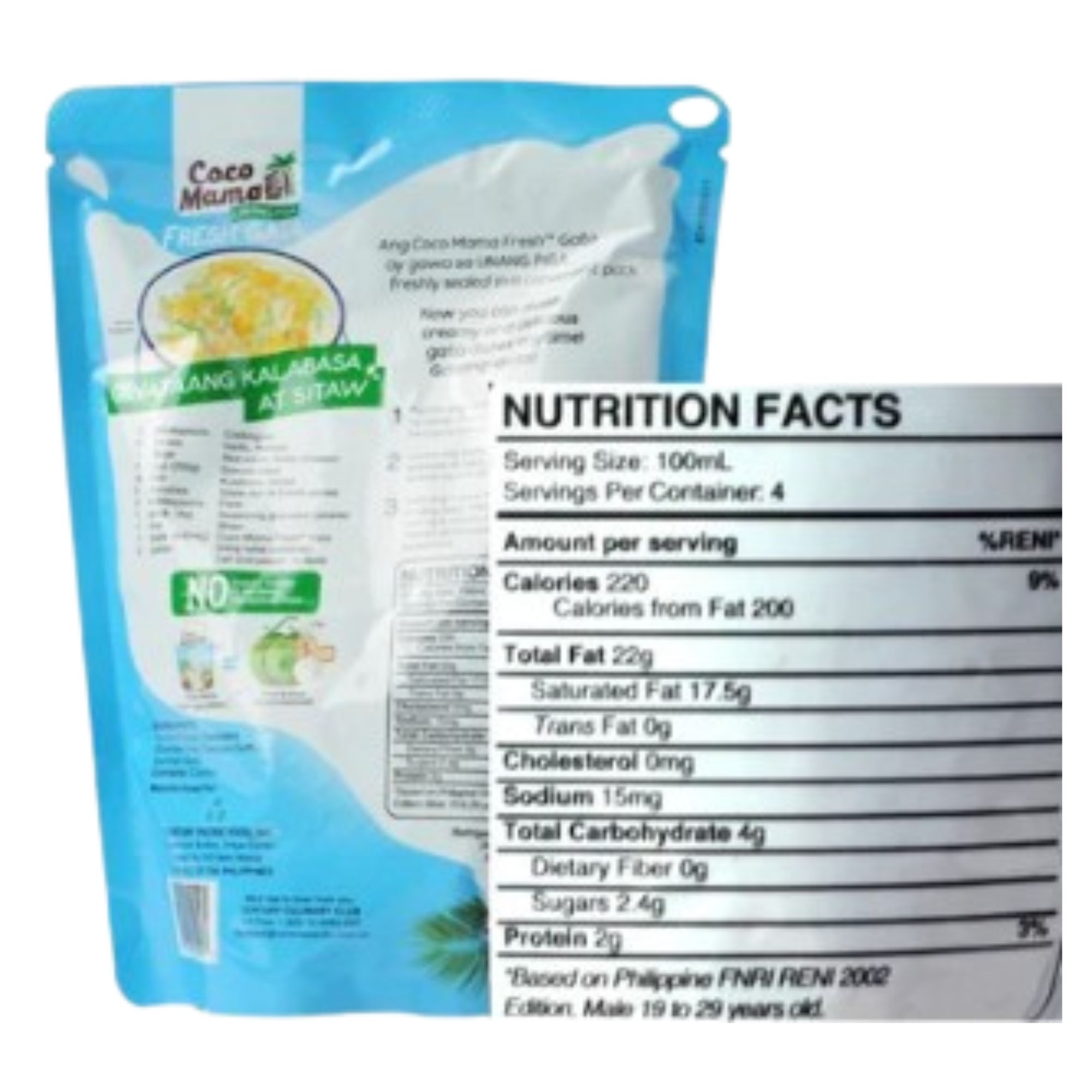 Coco Mama Fresh Gata (Coconut Milk) 400ml