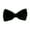 Black, variant on Men Bow Tie Detachable Design Adjustable Fit Solid Color Formal Bow Tie Business Suit Coat Bow Tie Accessory