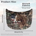 thumbnail image 7 of Uorisanigo American Flag Horse Dead Branch Car Hood Cover Universal Car Hood Flag Cover Breathable Car Hood Cover Suitable Most Automotive Sedans Trucks Pickup Sports Cars, 7 of 7